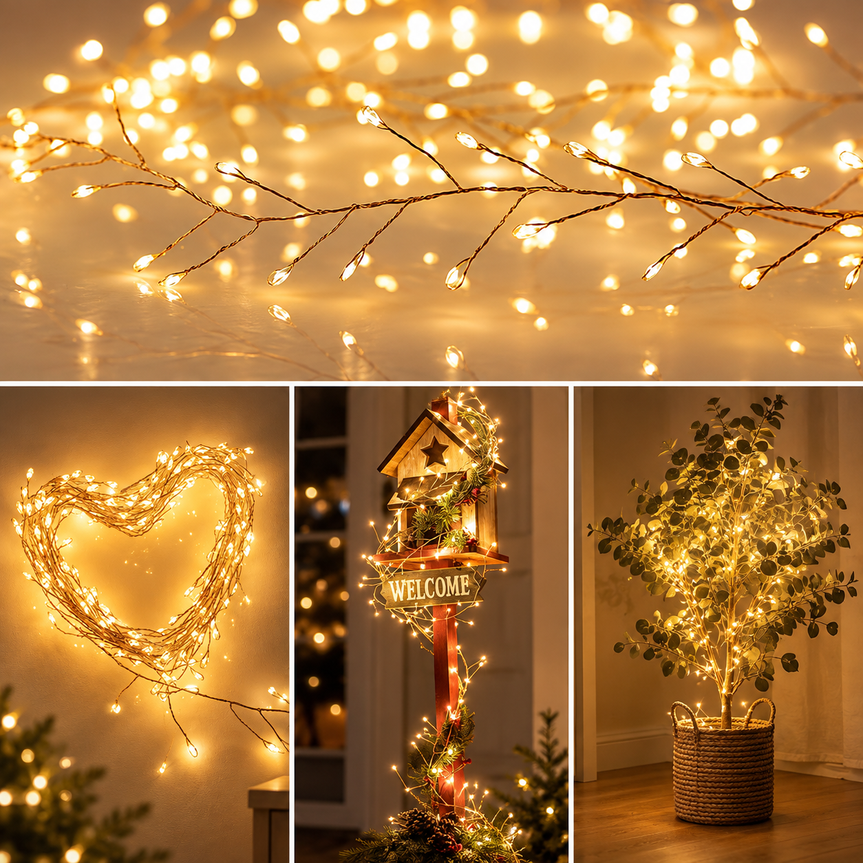 Lampki choinkowe druciki LED — opakowanie